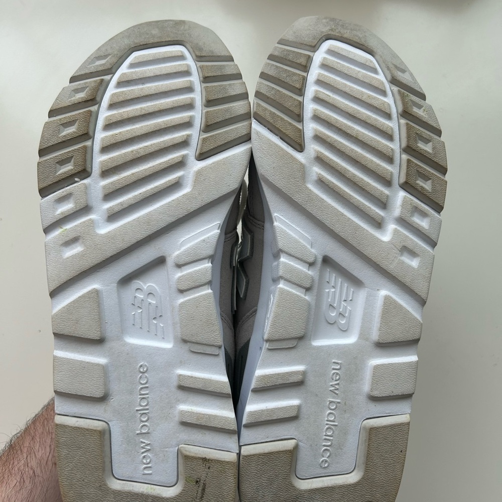 New Balance Gray and White Athletic Shoes - Picture 4 of 7